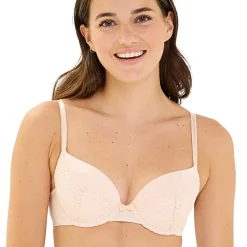 Soutien-gorge coques à armatures rose