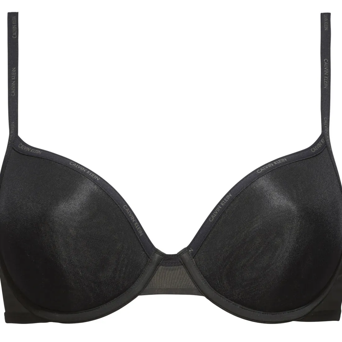 Soutien-gorge coques armatures noir en nylon