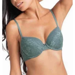 Soutien-gorge coques armatures - Vert Dorina