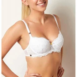Soutien-gorge coques armatures Blanc