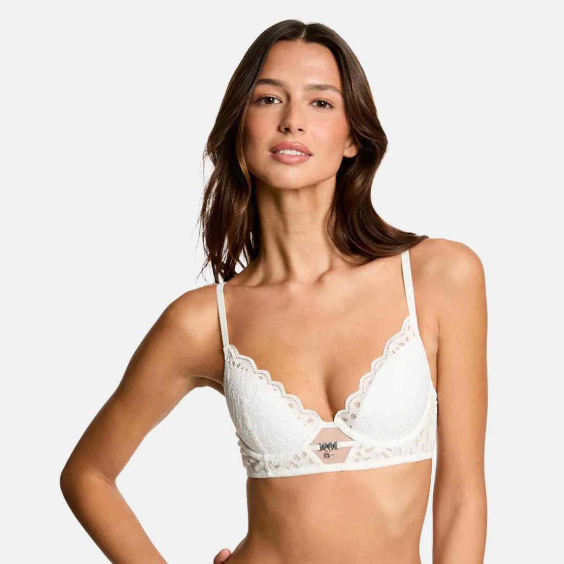 Soutien-gorge coques moulées ivoire Amelie blanc