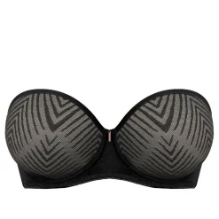 Soutien-gorge Coques Moulées Armatures - Noir en nylon