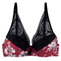 Soutien-gorge coques moulées armatures - Rouge Pomm Poire
