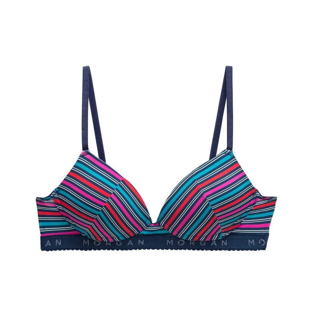 Soutien-gorge coques souples armatures Bleu Morgan Lingerie