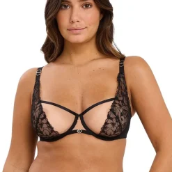 Soutien-gorge corbeille à armatures Deva - Noir