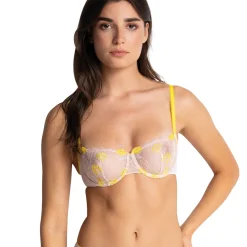 Soutien-gorge corbeille à armatures - Rose