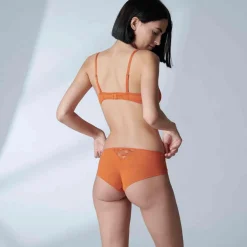 Soutien-gorge corbeille armatures - Orange
