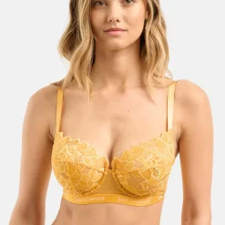 Soutien-Gorge Corbeille Armatures Jaune Sans Complexe
