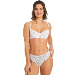 Soutien-gorge corbeille blanc Roulotte