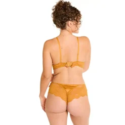 Soutien-gorge corbeille moutarde Effrontée jaune