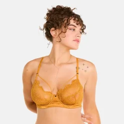 Soutien-gorge corbeille moutarde Effrontée jaune
