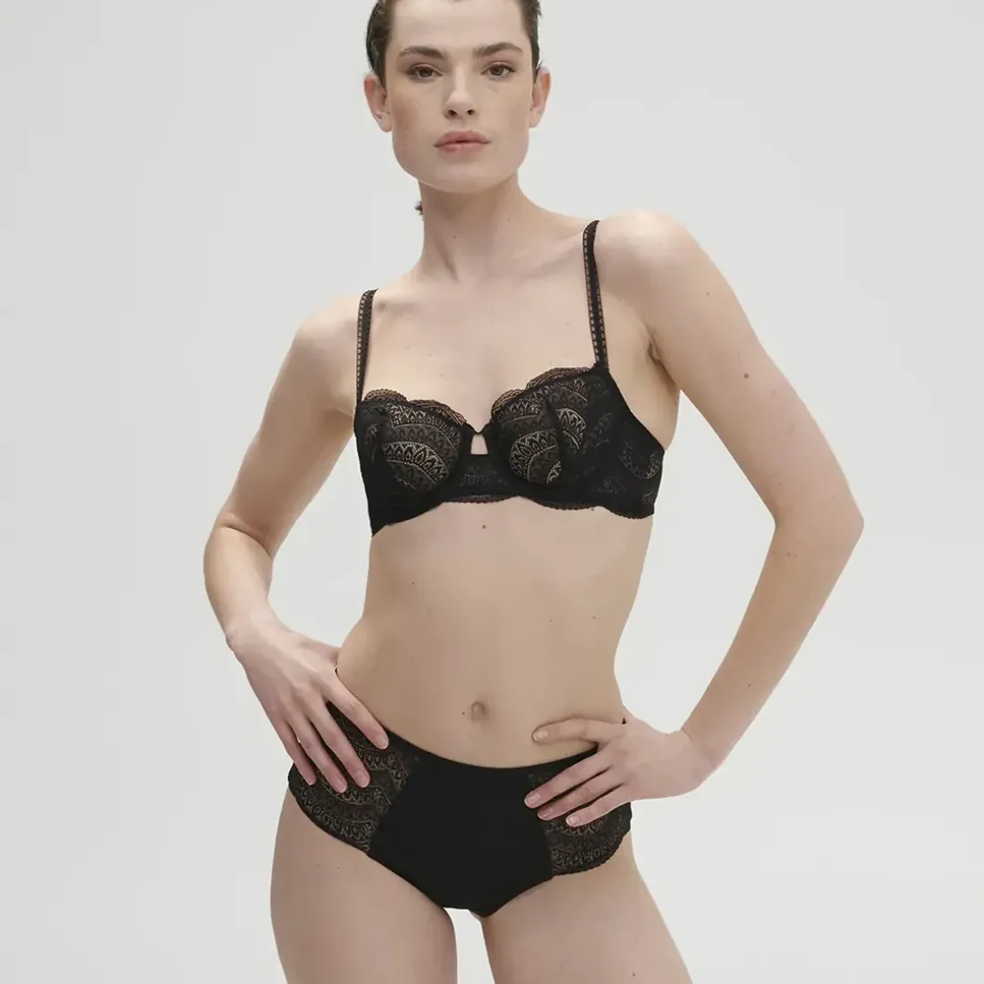Soutien-gorge corbeille Noir