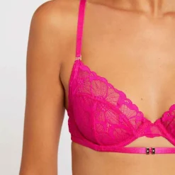 Soutien-gorge corbeille rose Ophélie