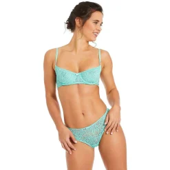 Soutien-gorge corbeille turquoise Roulotte bleu