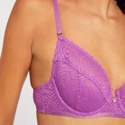 Soutien-gorge corbeille violet Gwen