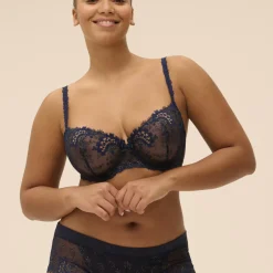 Soutien-gorge corbeille Wish - Saphir bleu