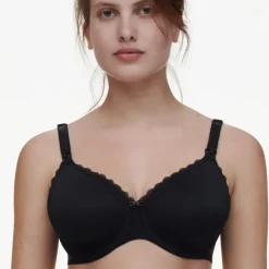 Soutien-gorge d'allaitement à armatures - Noir