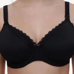 Soutien-gorge d'allaitement à armatures - Noir
