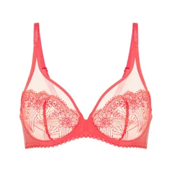 Soutien-gorge Décolleté Plongeant Corail