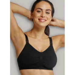 Soutien-gorge de grossesse et allaitement rembourré - Noir Carriwell