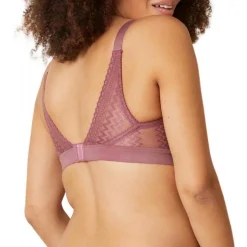 Soutien-gorge de grossesse et d'allaitement sans armatures - Violet Cache Cœur Lingerie