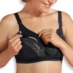 Soutien-gorge de grossesse et allaitement - Noir Carriwell