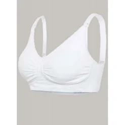 Soutien-gorge de grossesse et allaitement rembourré Carri-Gel - Blanc Carriwell