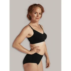 Soutien-gorge de grossesse et allaitement doux - Noir Carriwell