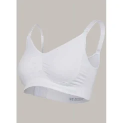 Soutien-gorge de grossesse et allaitement doux - Blanc Carriwell