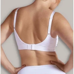 Soutien-gorge de grossesse et allaitement doux - Blanc Carriwell