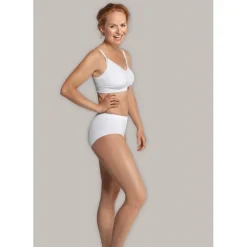 Soutien-gorge de grossesse et allaitement doux - Blanc Carriwell