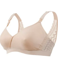 Soutien-gorge de grossesse et d'allaitement sans armatures - rose