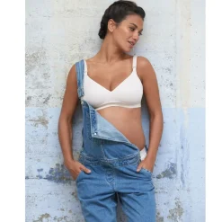 Soutien-gorge de grossesse et d'allaitement sans armatures - rose