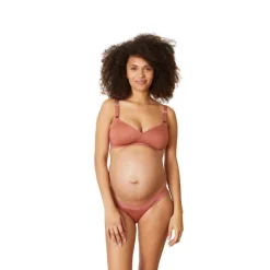 Soutien-gorge de grossesse et d'allaitement sans armatures - Orange Cache Cœur Lingerie