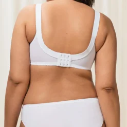 Soutien-gorge emboitant armatures blanc