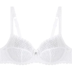 Soutien-gorge emboitant armatures blanc