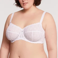 Soutien-gorge emboitant armatures blanc