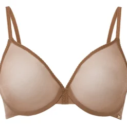 Soutien-gorge emboitant armatures marron