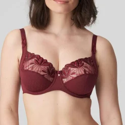 Soutien-gorge emboitant armatures - Rouge Prima Donna