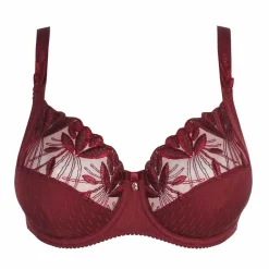 Soutien-gorge emboitant armatures - Rouge Prima Donna
