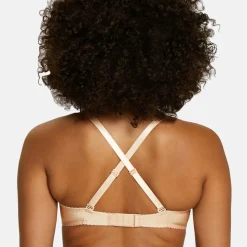 Soutien-gorge emboitant avec armatures - Beige