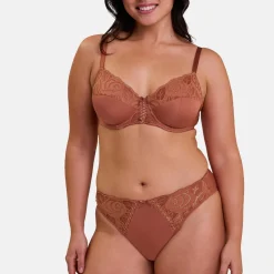 Soutien-gorge emboitant avec armatures - Brun Bruschetta