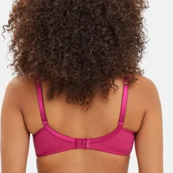 Soutien-gorge emboitant avec armatures en dentelle sorbet Cerise