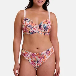 Soutien-gorge emboitant avec armatures Imprimé Fleurs