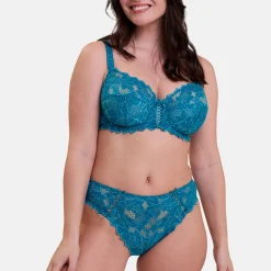 Soutien-gorge emboitant avec armatures Bleu