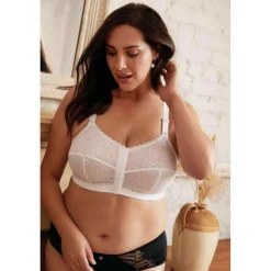 Soutien-gorge emboitant blanc en coton -Berlei