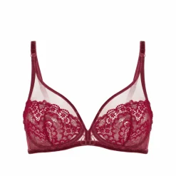 Soutien-gorge emboitant décolleté plongeant