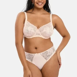 Soutien-gorge emboitant grand maintien à armatures - Rose