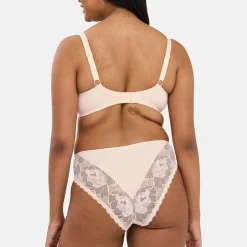Soutien-gorge emboitant grand maintien à armatures - Rose