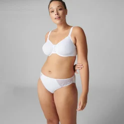 Soutien-gorge emboitant moulé blanc